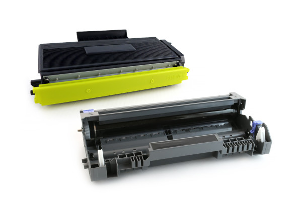 Green2Print 1x Toner, 1x Trommel Toner-Trommel-Set 1x 7000, 1x 25000 Seiten ersetzt Brother DR-3100,