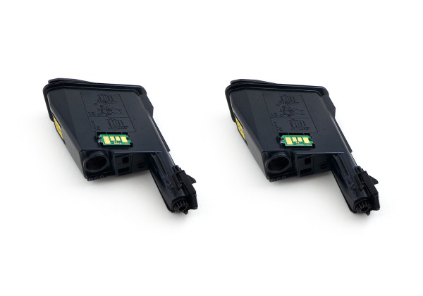 Green2Print Toner Doppelpack, 2 Kartuschen 2x 1600 Seiten ersetzt Kyocera TK-1115, 1T02M50NLV passen