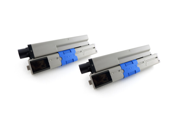 Green2Print Toner Doppelpack, 2 Kartuschen 2x 2200 Seiten ersetzt OKI 44973536 passend für OKI MC332