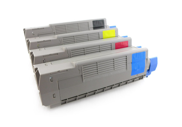 Green2Print Toner Toner-Set, 4 Kartuschen 1x 8000, 3x 2000 Seiten passend für OKI C5650, C5750