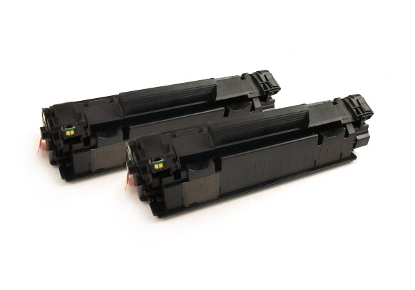 Green2Print Toner Doppelpack, 2 Kartuschen 2x 2100 Seiten ersetzt Canon 728, CRG-728, 3500B002 passe
