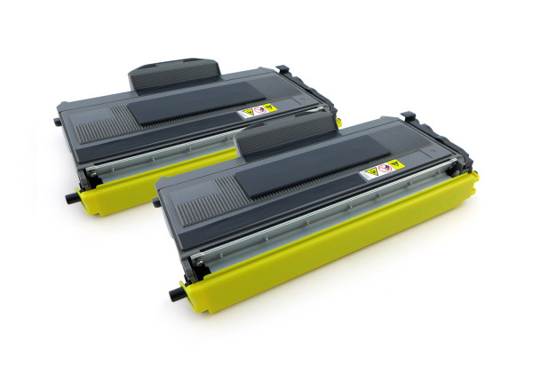 Green2Print Toner Doppelpack, 2 Kartuschen 2x 2600 Seiten ersetzt Brother TN-2120 passend für Brothe