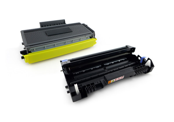 Green2Print 1x Toner, 1x Trommel Toner-Trommel-Set 1x 8000, 1x 25000 Seiten ersetzt Brother DR-3200,