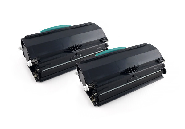 Green2Print Toner Doppelpack, 2 Kartuschen 2x 9000 Seiten ersetzt Lexmark E360H11E, E360H21E passend