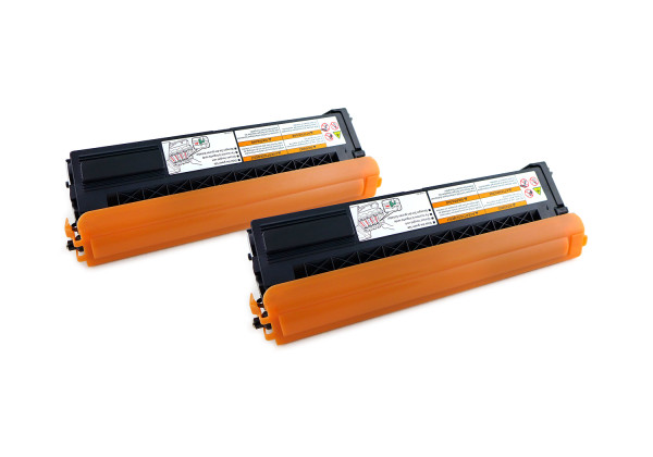 Green2Print Toner Doppelpack, 2 Kartuschen 2x 4000 Seiten ersetzt Brother TN-325BK passend für Broth