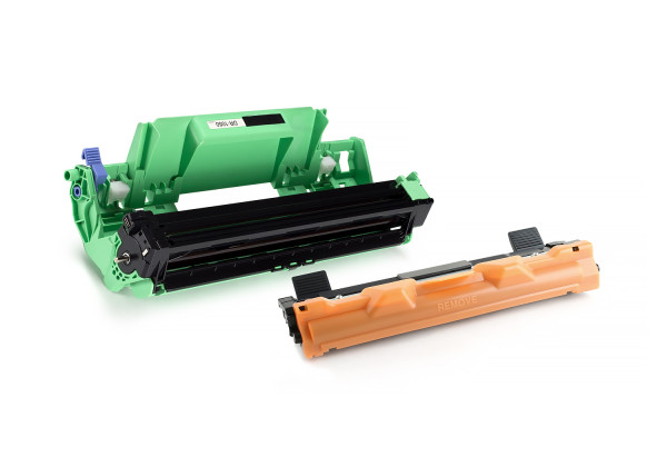 Green2Print 1x Toner, 1x Trommel Toner-Trommel-Set 1x 1000, 1x 10000 Seiten ersetzt Brother DR-1050,